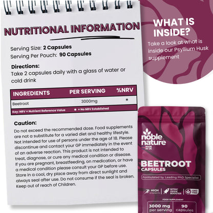 Beetroot Capsules - 3000mg