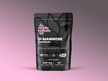 D-Mannose 90 Capsules - 1500mg