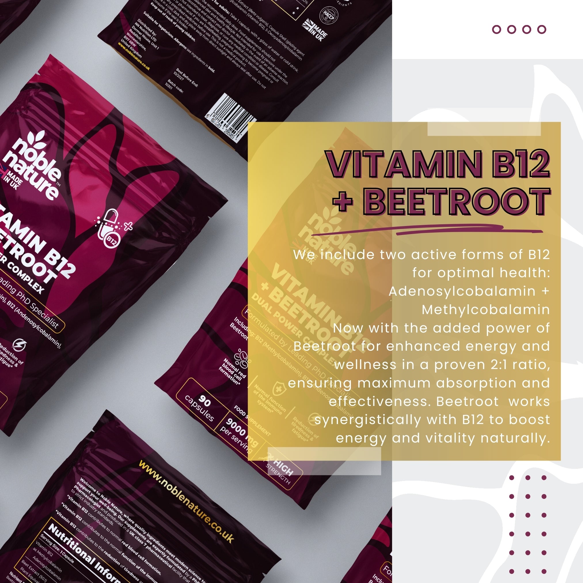 Vitamin B12 & Beetroot Dual power